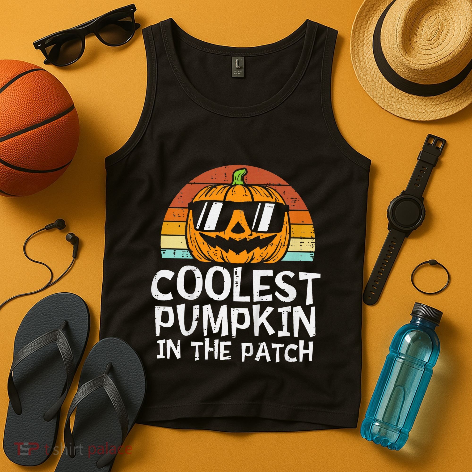 Coolest Pumpkin In The Patch Halloween Tank Top