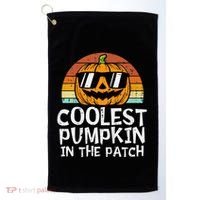 Coolest Pumpkin In The Patch Halloween Golf Towel thumb 0