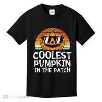 Coolest Pumpkin In The Patch Halloween Kids T-Shirt thumb 0