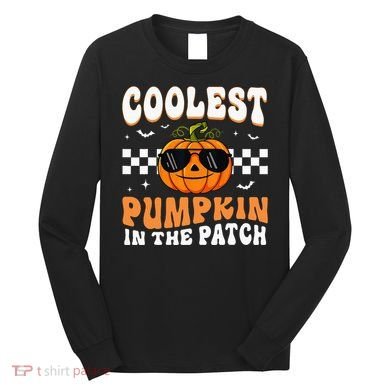 Coolest Pumpkin In The Patch Halloween Long Sleeve Shirt