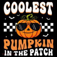 Coolest Pumpkin In The Patch Halloween Ornament thumb 1