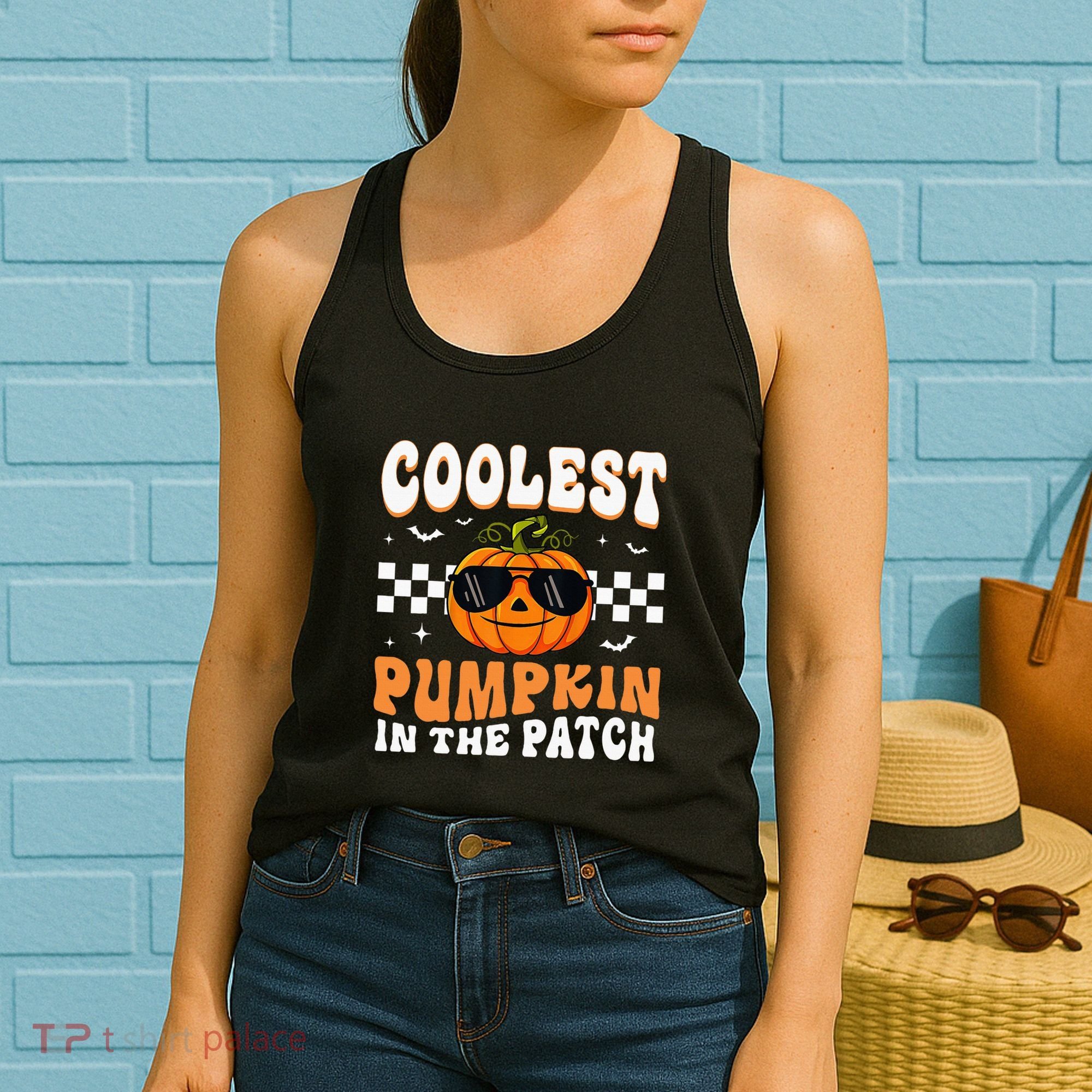 Coolest Pumpkin In The Patch Halloween Women's Tank Top
