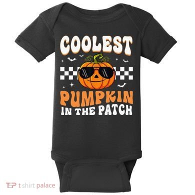 Coolest Pumpkin In The Patch Halloween Baby Bodysuit