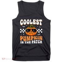 Coolest Pumpkin In The Patch Halloween Tank Top thumb 0