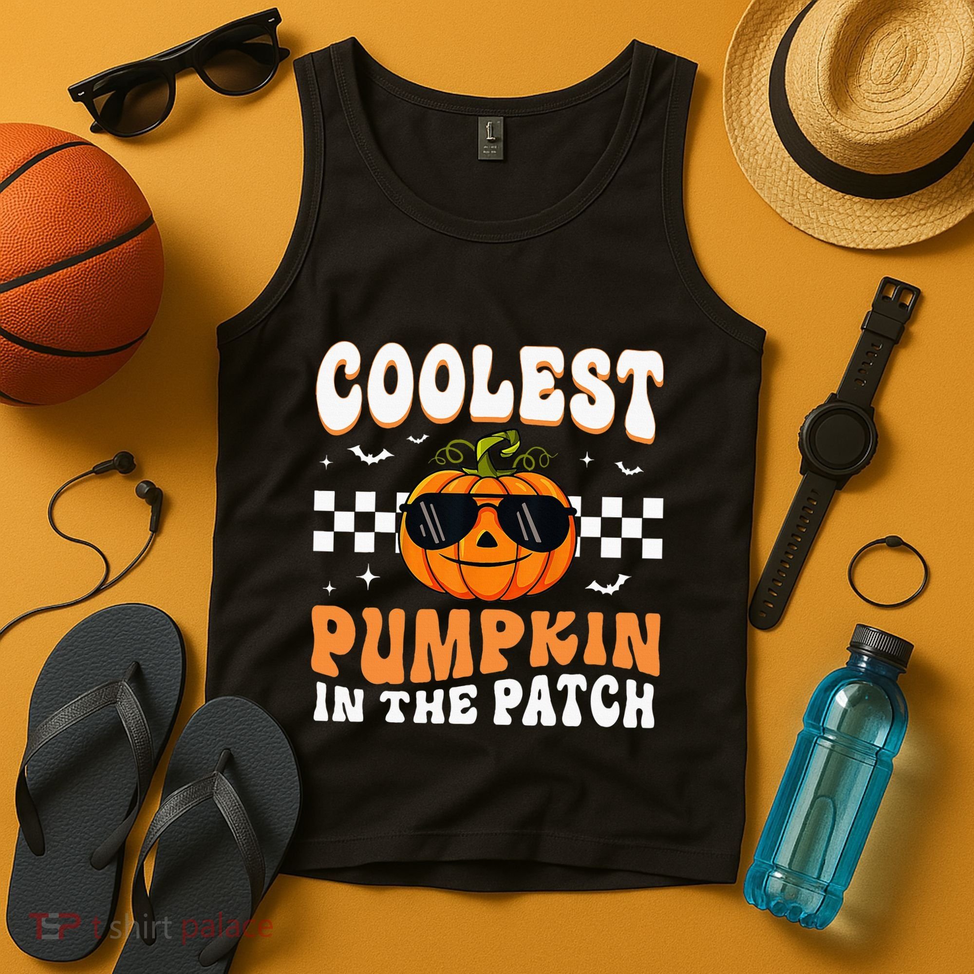 Coolest Pumpkin In The Patch Halloween Tank Top