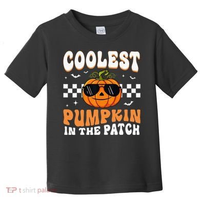 Coolest Pumpkin In The Patch Halloween Toddler T-Shirt