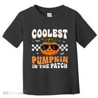 Coolest Pumpkin In The Patch Halloween Toddler T-Shirt thumb 0