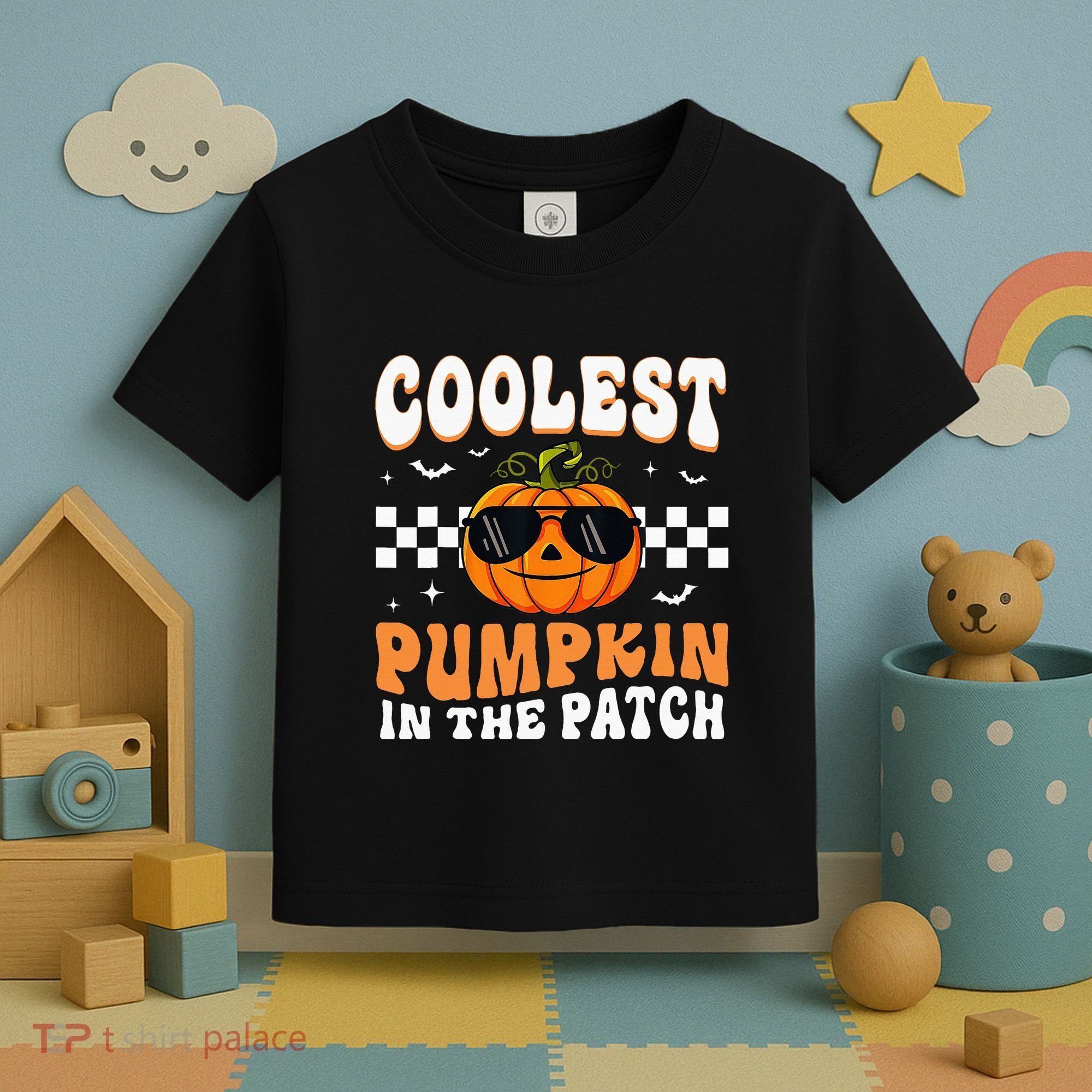 Coolest Pumpkin In The Patch Halloween Toddler T-Shirt
