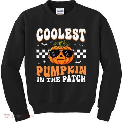 Coolest Pumpkin In The Patch Halloween Kids Sweatshirt