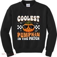 Coolest Pumpkin In The Patch Halloween Kids Sweatshirt thumb 0