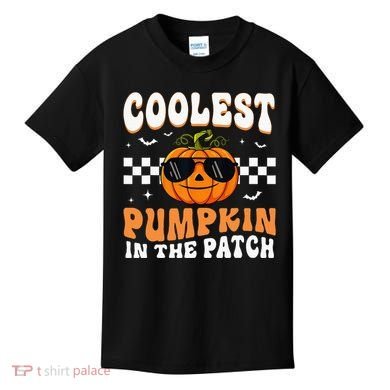 Coolest Pumpkin In The Patch Halloween Kids T-Shirt