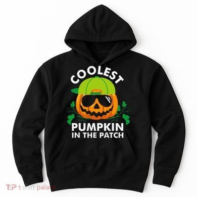 Coolest Pumpkin In The Patch Pumpkin Halloween Hoodie