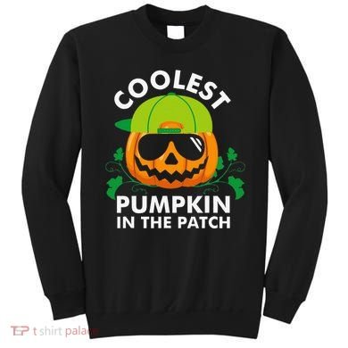 Coolest Pumpkin In The Patch Pumpkin Halloween Sweatshirt