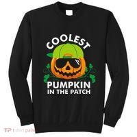Coolest Pumpkin In The Patch Pumpkin Halloween Sweatshirt thumb 0