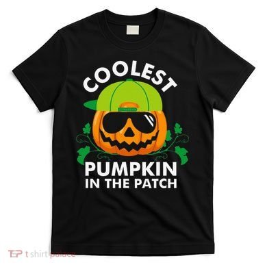Coolest Pumpkin In The Patch Pumpkin Halloween T-Shirt