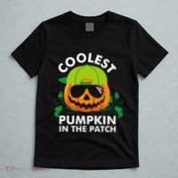 Coolest Pumpkin In The Patch Pumpkin Halloween T-Shirt thumb 5