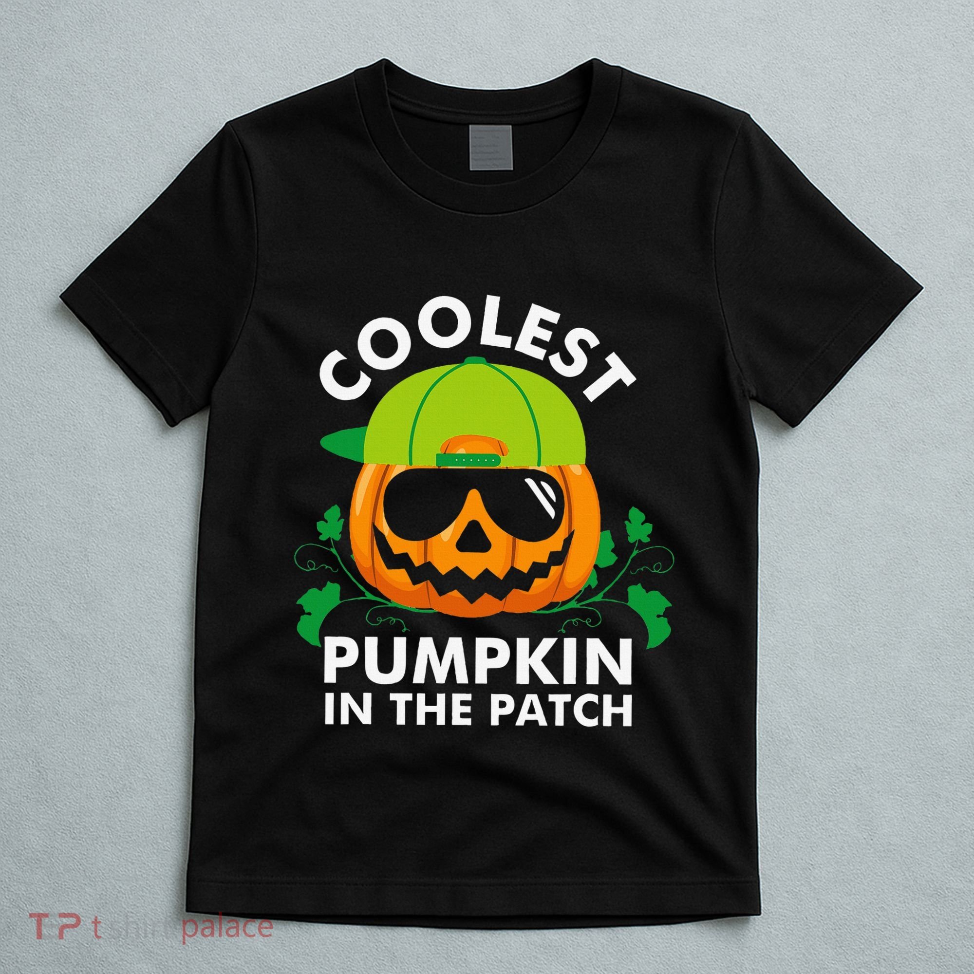 Coolest Pumpkin In The Patch Pumpkin Halloween T-Shirt