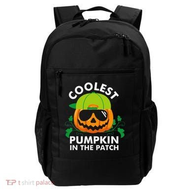 Coolest Pumpkin In The Patch Pumpkin Halloween Backpack