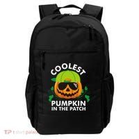 Coolest Pumpkin In The Patch Pumpkin Halloween Backpack thumb 0