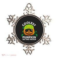 Coolest Pumpkin In The Patch Pumpkin Halloween Ornament thumb 0
