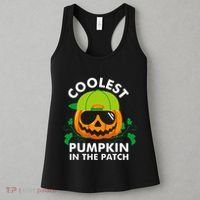 Coolest Pumpkin In The Patch Pumpkin Halloween Women's Tank Top thumb 3