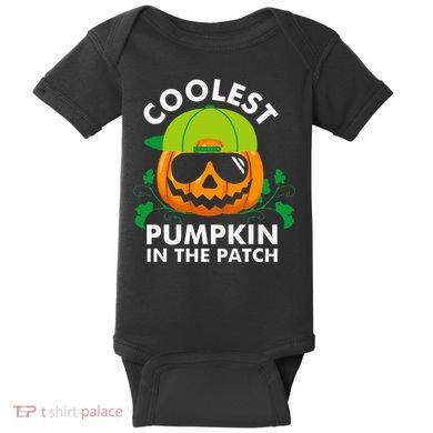 Coolest Pumpkin In The Patch Pumpkin Halloween Baby Bodysuit