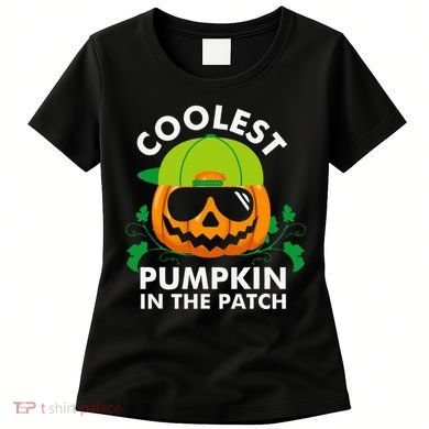 Coolest Pumpkin In The Patch Pumpkin Halloween Women's T-Shirt