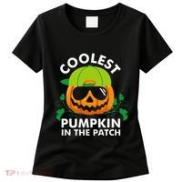 Coolest Pumpkin In The Patch Pumpkin Halloween Women's T-Shirt thumb 0