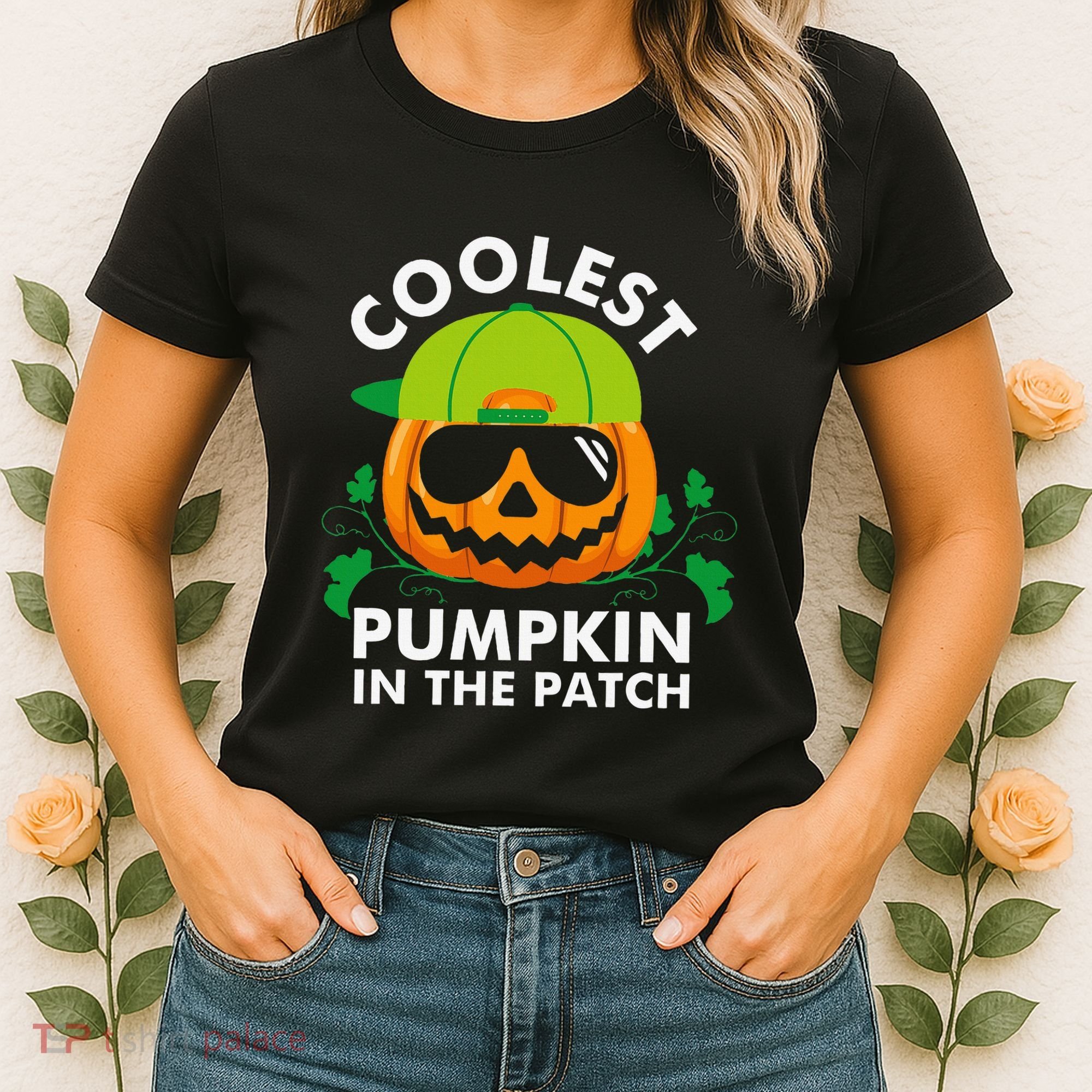 Coolest Pumpkin In The Patch Pumpkin Halloween Women's T-Shirt