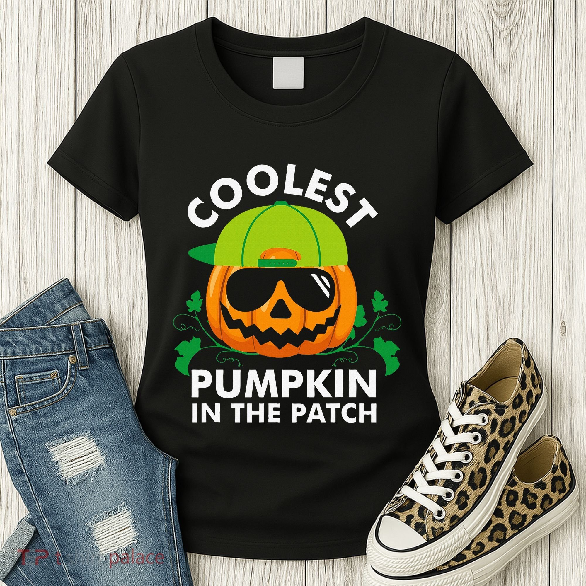 Coolest Pumpkin In The Patch Pumpkin Halloween Women's T-Shirt