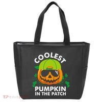 Coolest Pumpkin In The Patch Pumpkin Halloween Tote Bag thumb 0