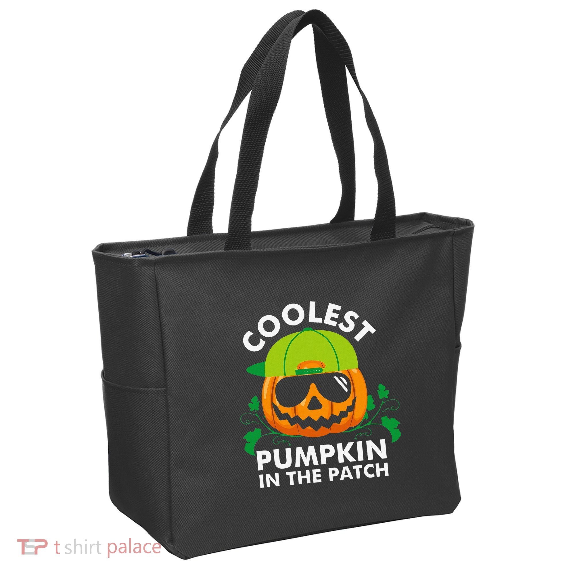 Coolest Pumpkin In The Patch Pumpkin Halloween Tote Bag