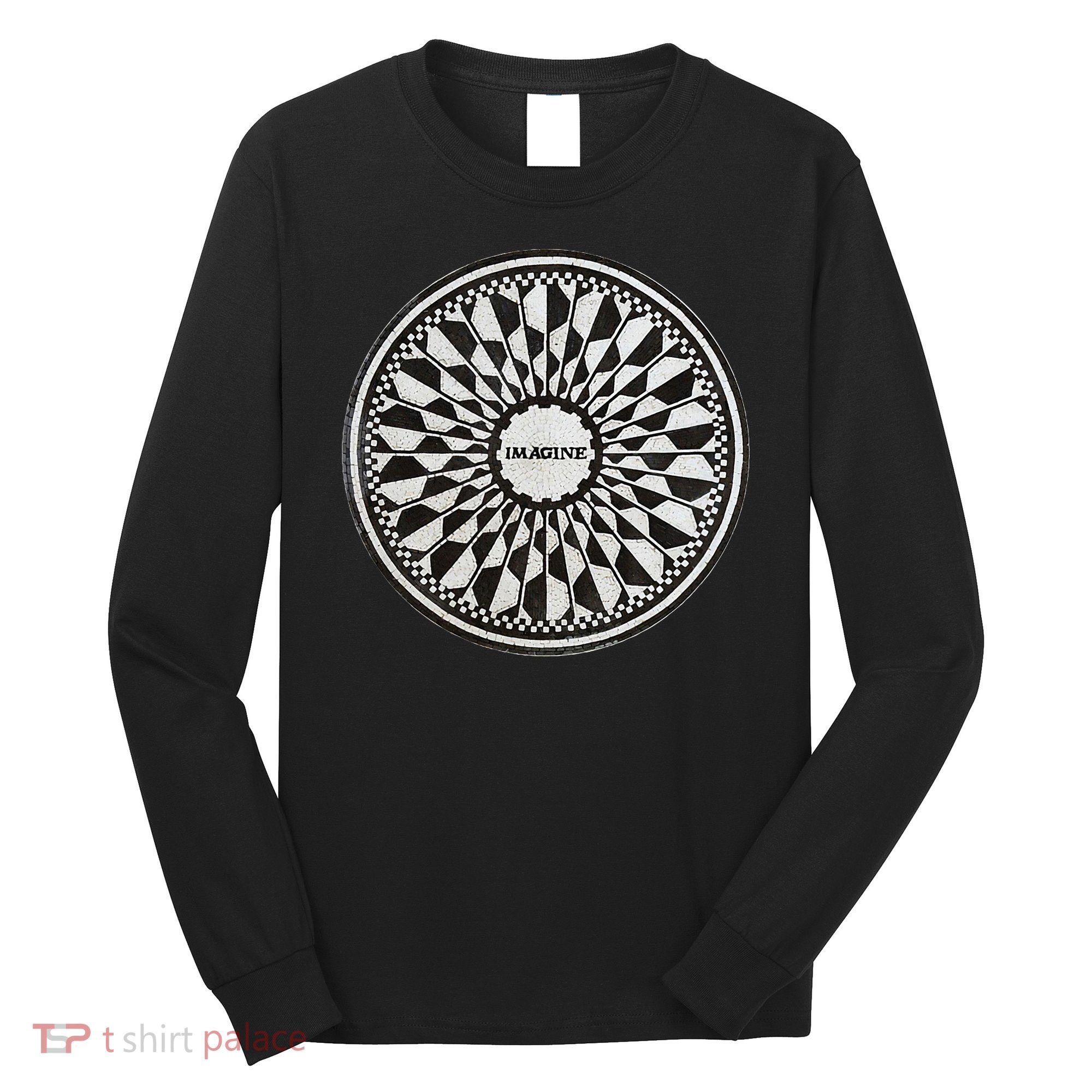 Central Park Imagine Music Theme Long Sleeve Shirt