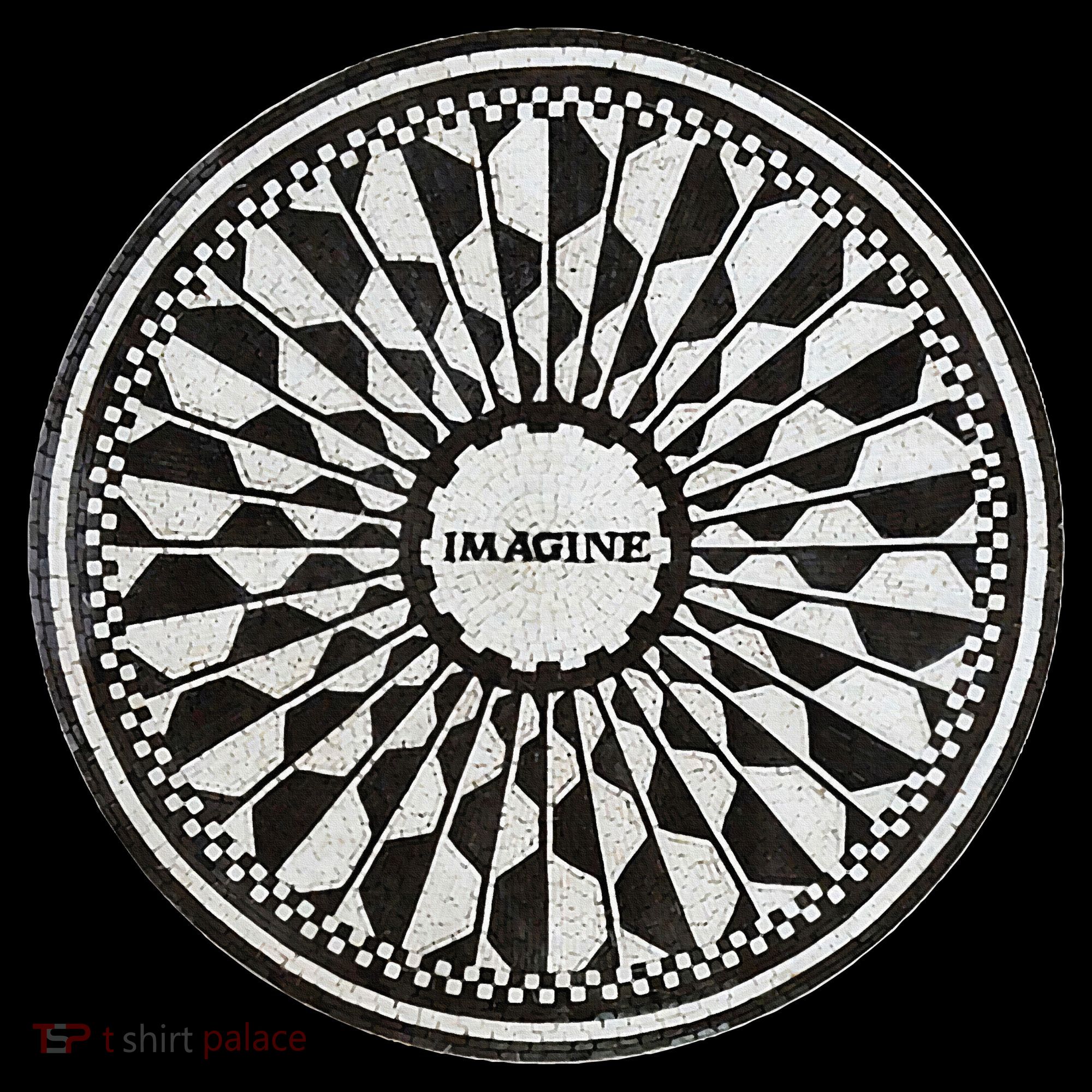 Central Park Imagine Music Theme Bucket Hat