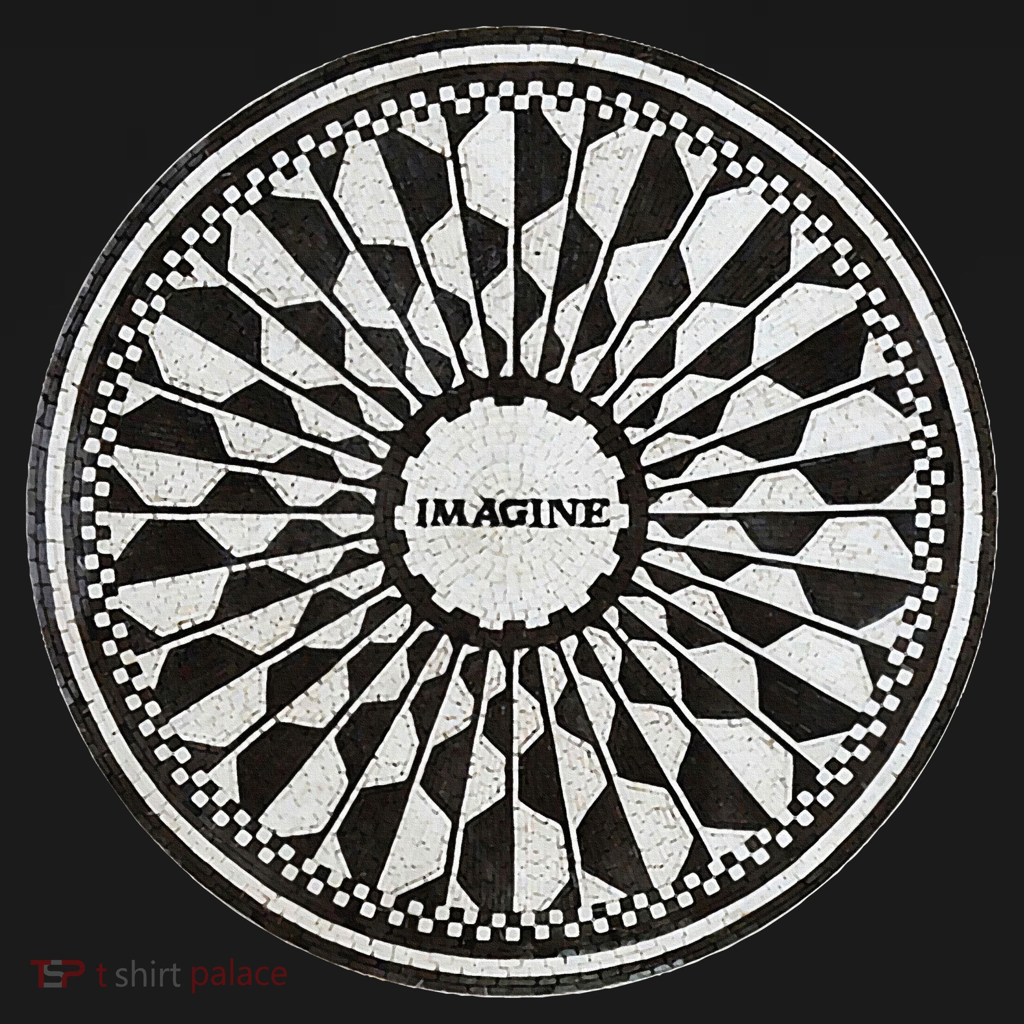 Central Park Imagine Music Theme Mousepad