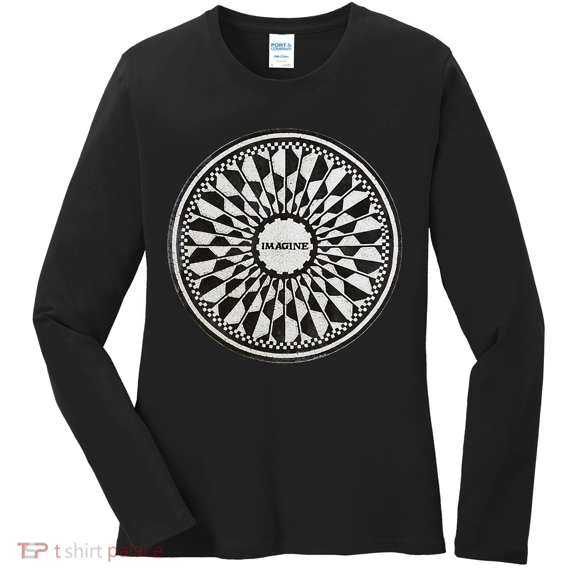 Central Park Imagine Music Theme Women's Long Sleeve Shirt