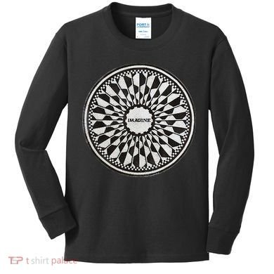 Central Park Imagine Music Theme Kids Long Sleeve Shirt