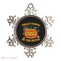 Coolest Pumpkin In The Patch Funny Pumpkin Sunglasses Gift Ornament thumb 0