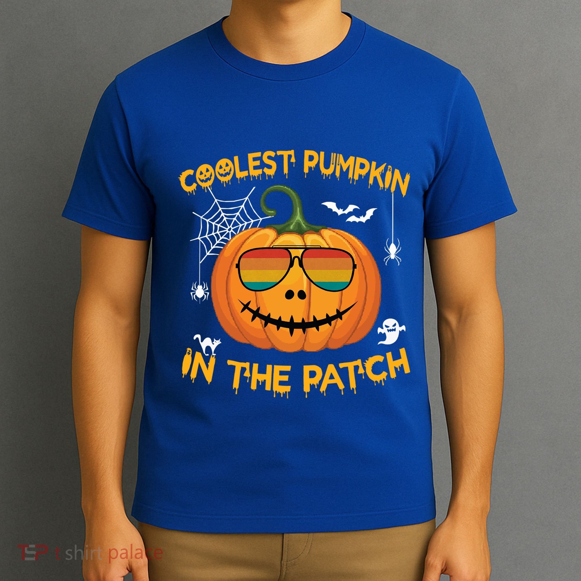 Coolest Pumpkin In The Patch Funny Pumpkin Sunglasses Gift T-Shirt