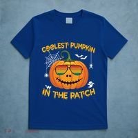 Coolest Pumpkin In The Patch Funny Pumpkin Sunglasses Gift T-Shirt thumb 5