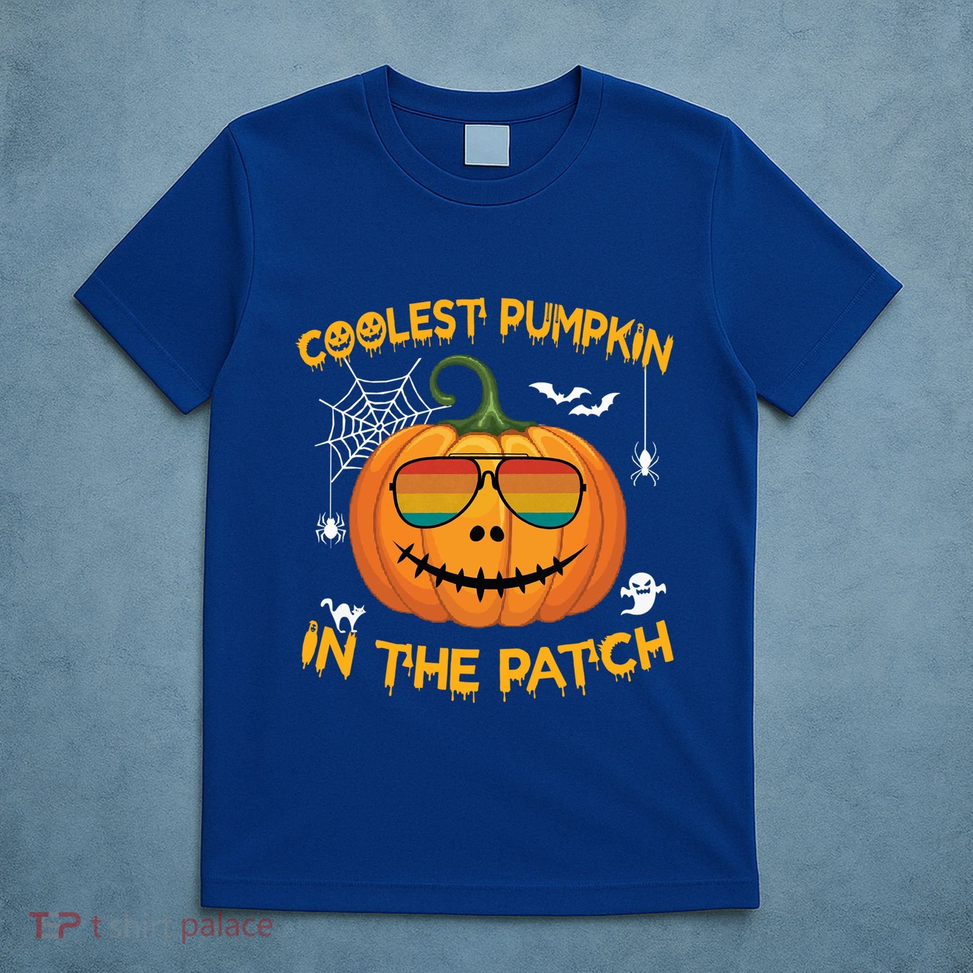 Coolest Pumpkin In The Patch Funny Pumpkin Sunglasses Gift T-Shirt