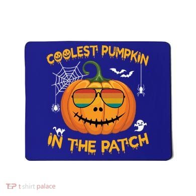 Coolest Pumpkin In The Patch Funny Pumpkin Sunglasses Gift Mousepad