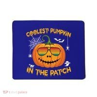 Coolest Pumpkin In The Patch Funny Pumpkin Sunglasses Gift Mousepad thumb 0