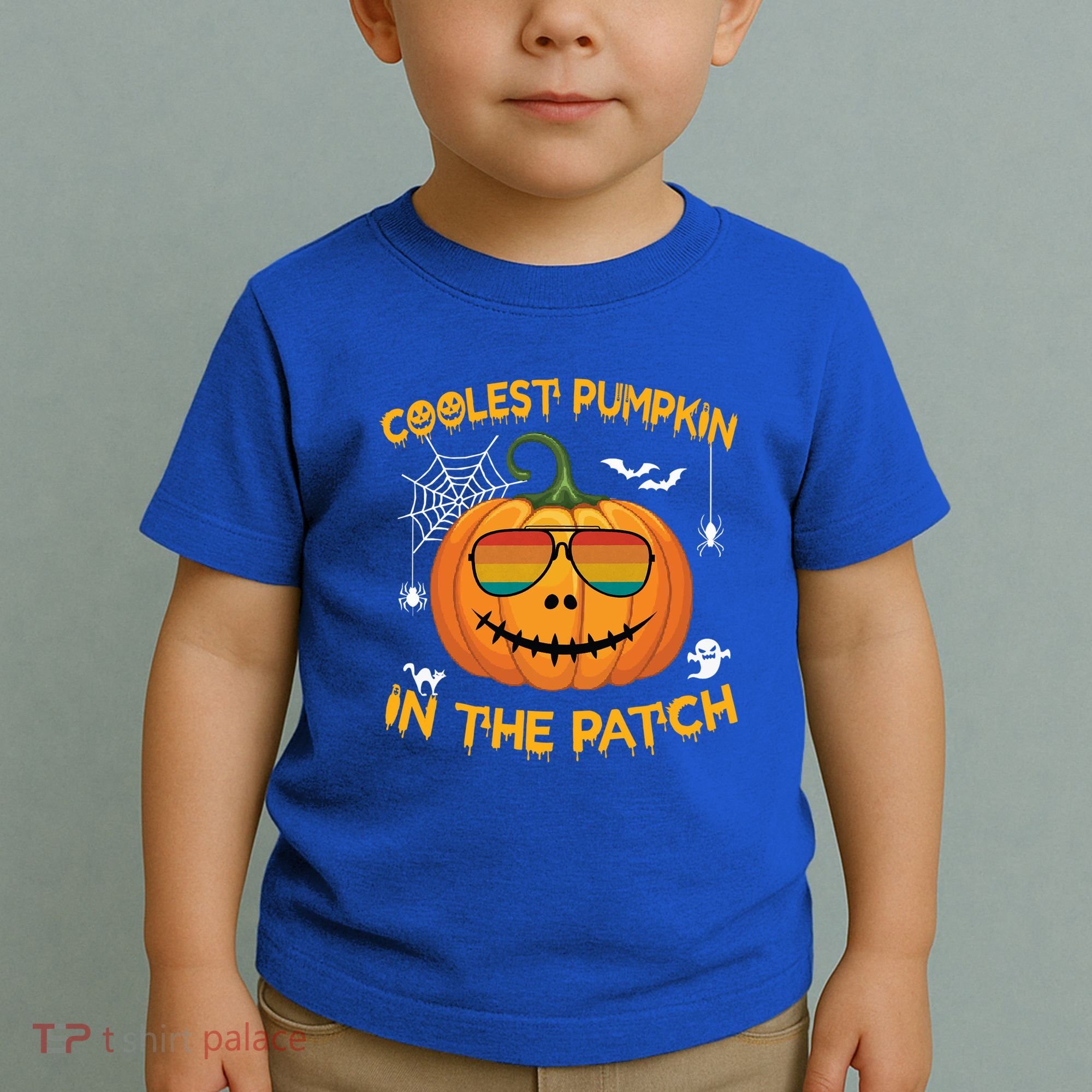 Coolest Pumpkin In The Patch Funny Pumpkin Sunglasses Gift Toddler T-Shirt