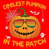 Coolest Pumpkin In The Patch Funny Pumpkin Sunglasses Gift Santa Hat thumb 1