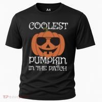 Coolest Pumpkin In The Patch Halloween Cute Gift Cooling Performance Crew T-Shirt thumb 0