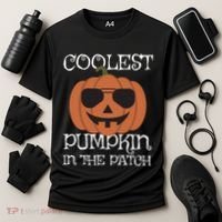Coolest Pumpkin In The Patch Halloween Cute Gift Cooling Performance Crew T-Shirt thumb 3