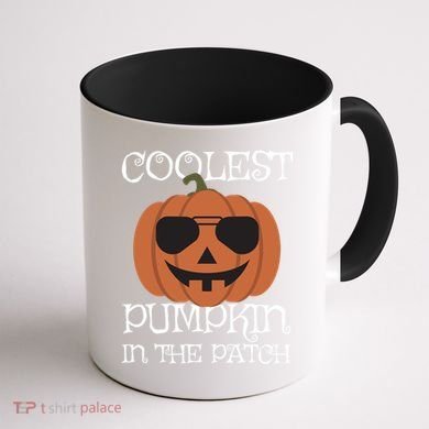 Coolest Pumpkin In The Patch Halloween Cute Gift Coffee Mug back