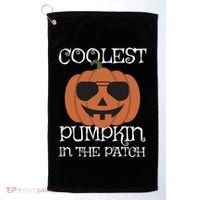 Coolest Pumpkin In The Patch Halloween Cute Gift Golf Towel thumb 0