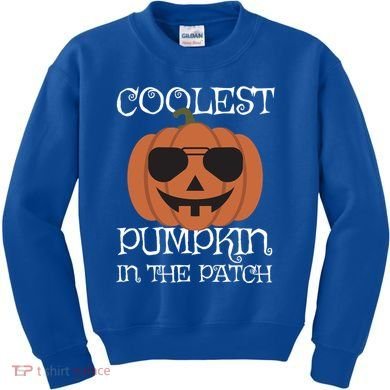 Coolest Pumpkin In The Patch Halloween Cute Gift Kids Sweatshirt